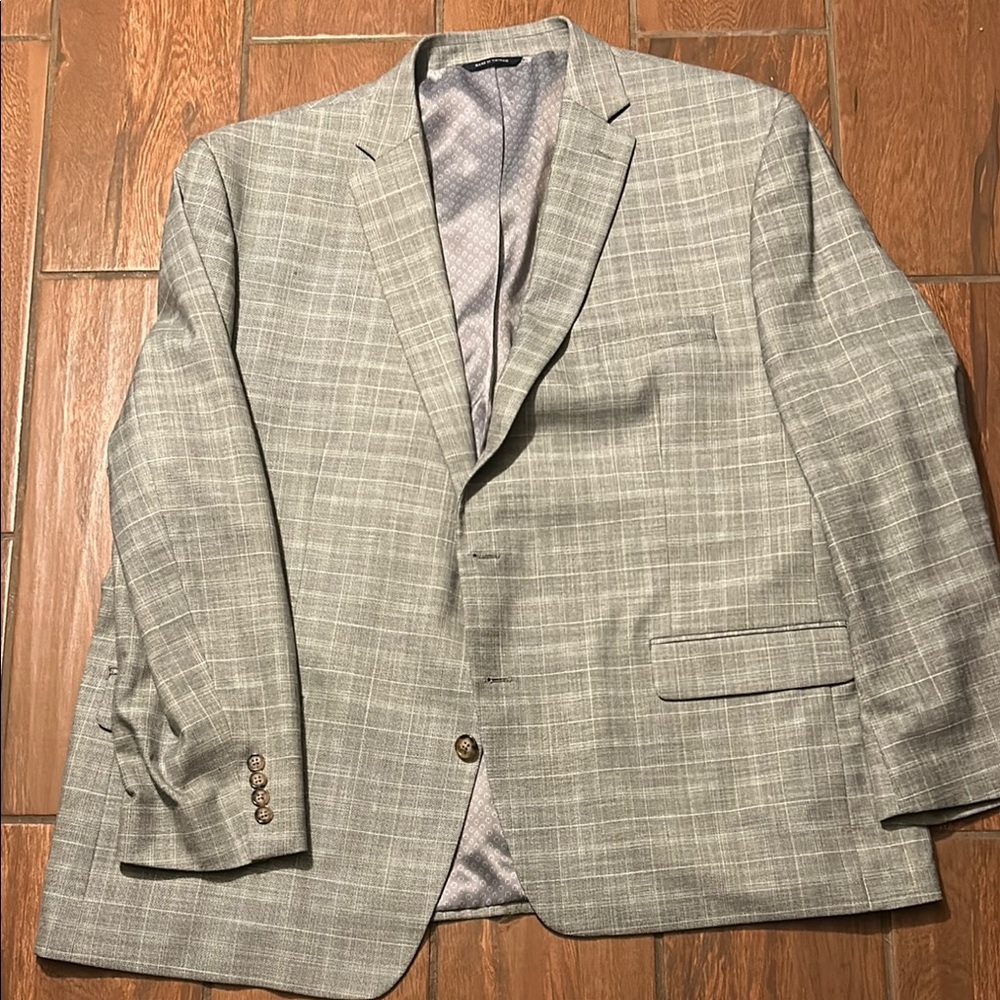 Ralph Lauren Blue Label Gray Sport Coat with Notched Lapels